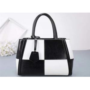 Famous Brand Contrast Color Grid Platinum Bag , Women ' S Over Shoulder Handbags