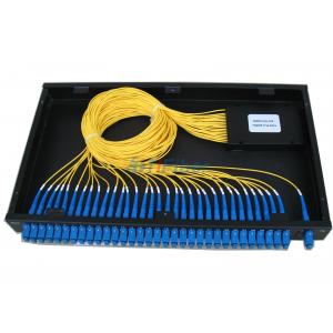 19 Inch PLC Splitter Box Rack Mounted Fiber Optical Terminal Box