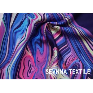 Double Side Printing Poly Spandex Fabric With Double Printing Patterns