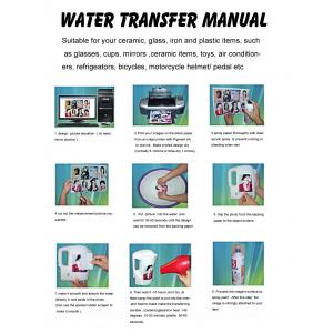 Water Transfer Printing Paper A4 Size(White /Transprant)Water Slide Decal Paper use  inkjet printer