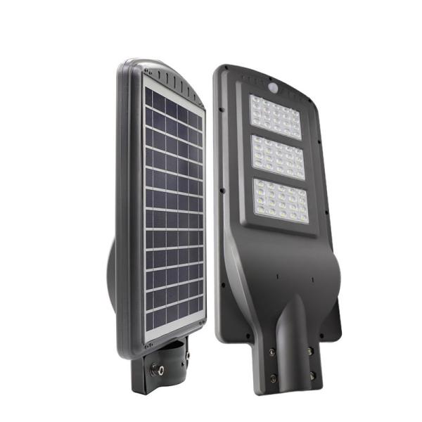 60 vatios todos en uno integraron la luz de calle solar con el sensor de movimiento 1500lm