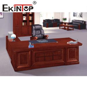 Wood Veneer Top Executive Office Desk For Boss Manager Supervisor