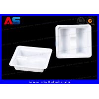 China White Color Plastic Tray To Hold 2× 2ml Vial For Semaglutide Packaging MOQ 100pcs on sale
