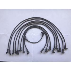 China Automotive Ignition Black Spark Plug Wire Sets with Smooth Flat Surface supplier