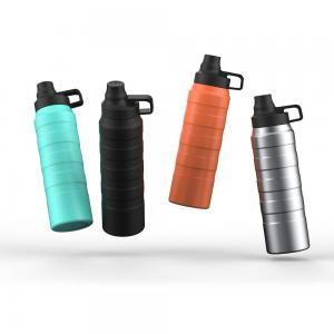 GYM Double Insulated Travel Stainless Steel Vacuum Thermos Sports Drinking Flask,  Bpa Free Double Wall Flask Water Bottle