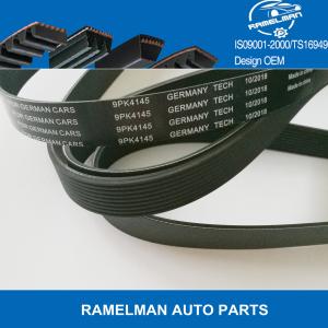 China factory supply auto poly v belt high quality mercedes-benz belt oem A0109970992/9PK4145 ramelman brand EPDM /CR material supplier