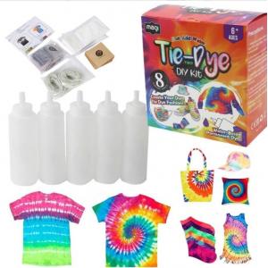 Supply Tie Dye Kit 8 Colors Upgraded Formulas No Fading Clothes Fabric Textile Paints Colorful Tie-Dye Sets for Kids