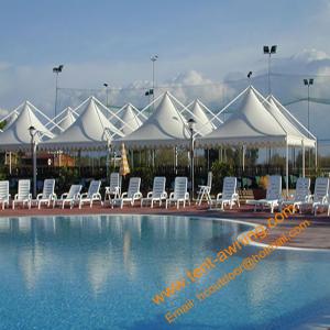 Swimming Pool Tents, Powder Coated Steel or Aluminum 4x4m, 5x5m, 6x6m UV Resistance Gazebo Tent