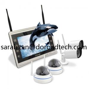 China 1080P High Definition 4CH Home Surveillance WIFI Wireless IP Video Cameras NVR System supplier