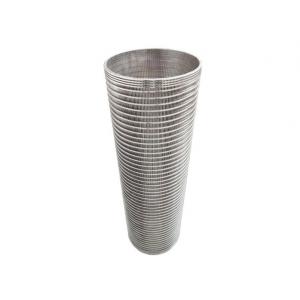 0.6mm Slot ID200mm H600mm Carbon Water Filter Cartridge For Dewatering Machine