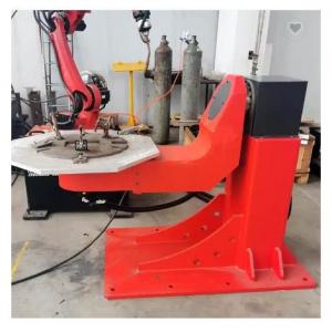 China FANUC Dual Axis Robot Positioner L Type Arc Welding Robotic Positioner 300KG 450mm supplier