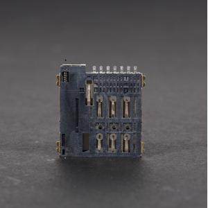 China China good columnless PIN Micro 1.4mm 6+1P SIM socket connector supplier