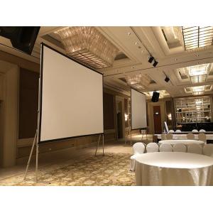 Aluminum Alloy Fast Fold Projector Screen Easily Portable for Business / Home