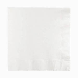 Dinner Plain Paper Napkin , 16 Gsm 18 Gsm Recycled Paper Serviettes