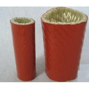 China Silicone Rubber Coated Fiberglass Sleeving Heat-Insulation And Flame-Resistance wholesale