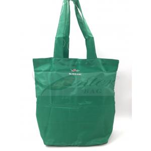 China Convenient Personalised Folding Shopping Bags / Fold Up Nylon Tote Bags supplier