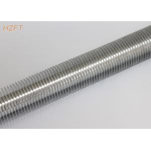 China Heat Exchanging Parts Extruded Spiral Finned Aluminum Tube / Fin Tube Exchanger supplier