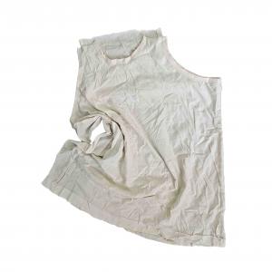 China 100% Cotton 30cm 55Cm 20kg/Bale White T Shirt Rags supplier