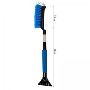 Telescopic Window Scraper PVC Car Snow Brush With ABS Ice Scraper