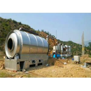 China Automatic 5-15TPD waste tyre pyrolysis machine Waste Plastic Pyrolysis to Fuel Oil Equipment supplier