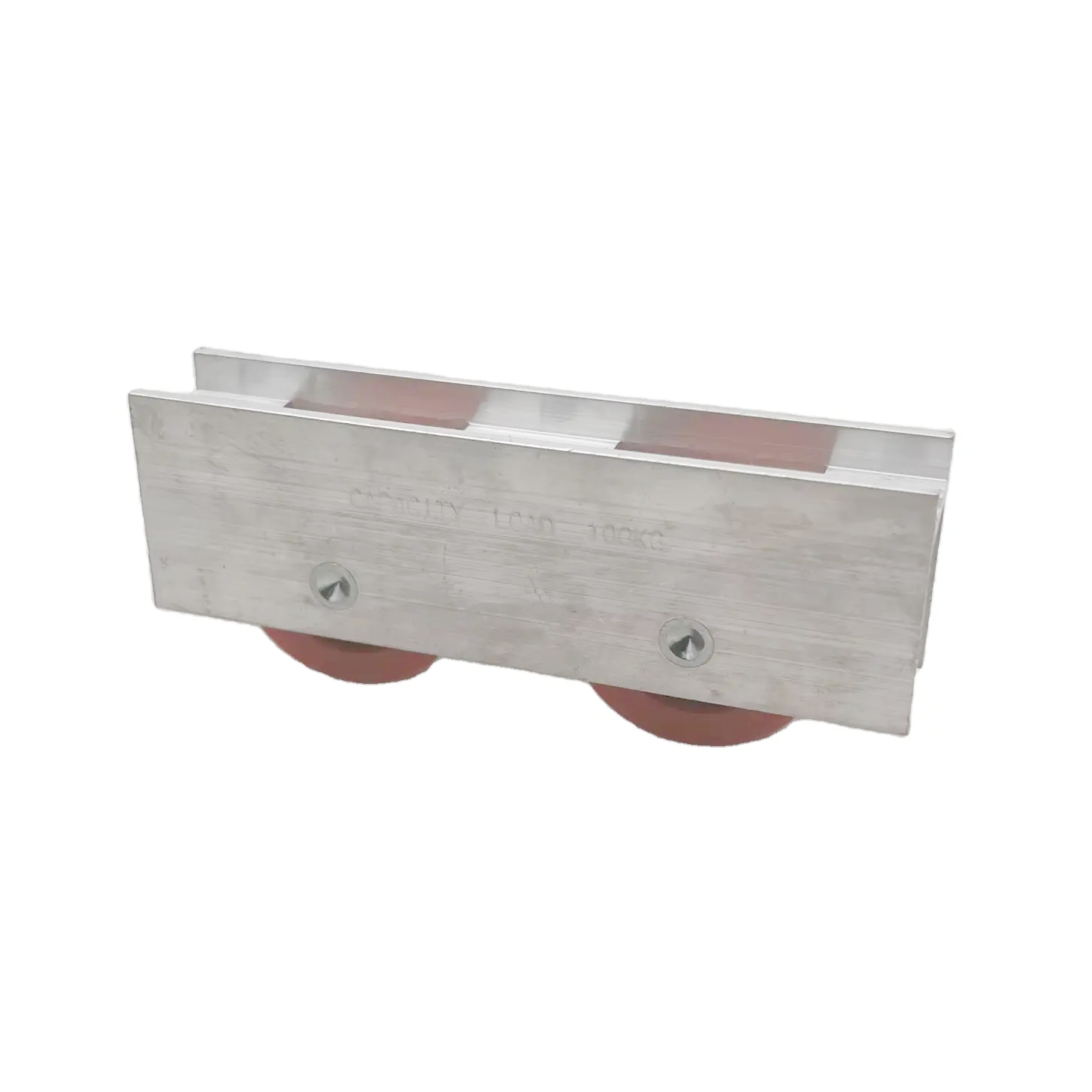 China Middle East Hot Sales Aluminium Box Roller 30mm V Shape Double Nylon Pulley Wheel Aluminium Sliding Door Rollers supplier