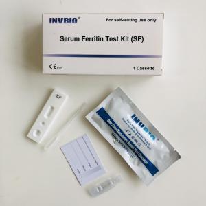 Invbio Ce Self Testing Anaemia Test Kit Serum Ferritin Levels Rapid At Home