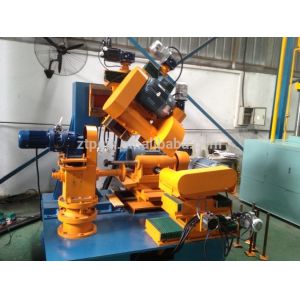 Mirror finished cookware buffing machine