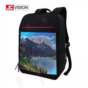 Shinning Computer Led Screen Customizable Travel Backpack 14" For Outdoor
