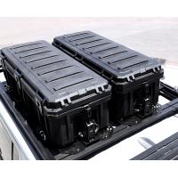 China Easily Installed Waterproof Hard Plastic Storage Box for Outdoor Roof Rack Mounting on sale