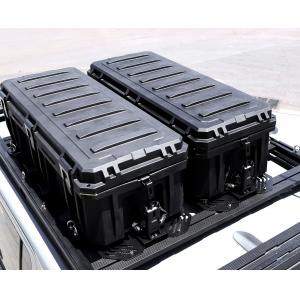 China Easily Installed Waterproof Hard Plastic Storage Box for Outdoor Roof Rack Mounting supplier