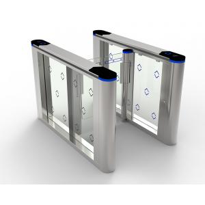 Electric Swing Barrier Access Control Turnstile Transparent 50hz For Lobby