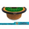 Semicircular Design Black Jack Poker Table Standard Casino Game Table Can Be