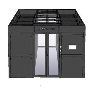 Customizable 100KVA Modular Data Center Solutions Cold Aisle Containmennt System