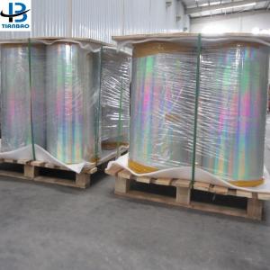 BOPP Film Rolls Holographic Cold Lamination Film Moisture Proof Sample Freely Provided