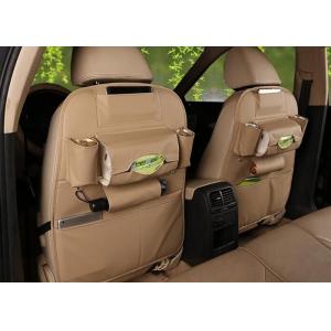 China Double Sided Leather Foam Car Seat Back Storage Bag EN71 Certificate supplier