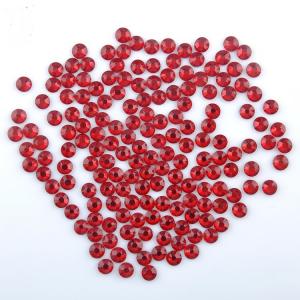 China Red Loose Lead Free Rhinestones For T-Shirt / Iphone Case 1.47-1.5mm supplier