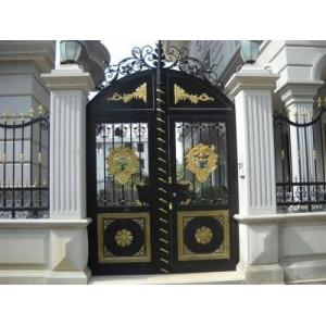 Villa Park Courtyard Iron Gates Rot Proof Decorative Wrought Iron Gates