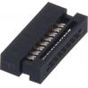 Negro 30%GF UL94V-0 ROHS del Pin PBT del conector 16 del zócalo de WCON 1.27m m