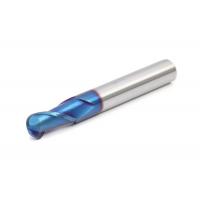 China HRC45-65 Solid Carbide End Mills With NANO Coating For Cutting Difficulty Materials on sale