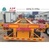 China 40 FT Tri Axles Skeletal Container Trailer With Superior Carrying Capacity wholesale