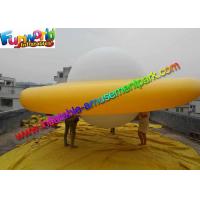 China 0.16mm PVC Inflatable Helium Yellow UFO Saucer Balloon For Advertising on sale