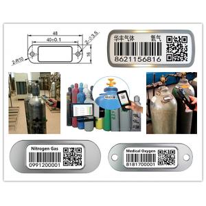 Nitrogen Gas Barcode Tag Chemical Resistance Easy Installation