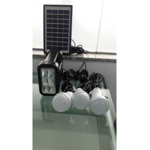 Hot-seeling in Africa rechargeable New energy 4W DIY solar home lighting kits with 3 led light for 3 rooms lighting
