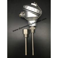 China Inserted Temperature Sensor RTD PT100 With Waterproof Head on sale