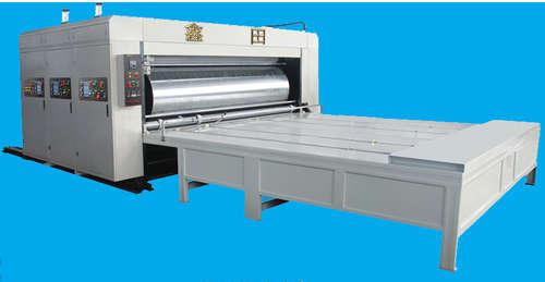 High Speed Auto Carton Making Machine With 15T Pneumatic Locking Printing Press Rollers