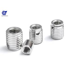 Stainless steel 308 Type Self Tapping Coil Threaded Inserts For Metal/Wood Furniture