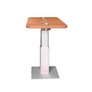 China Manual lifting table mount Best selling metal picnic table legs for the special bus with Adjusts 41cm supplier