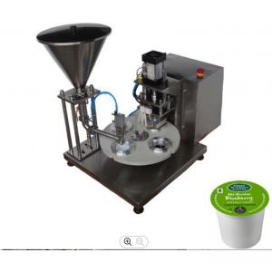 Semi Auto 0.5KW Rotary Cup Filling Machine Yogurt Cup Sealing SN-1