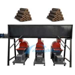 Germany Sawdust Pine Charcoal Briquetting Machine Agro Waste Briquetting Machine