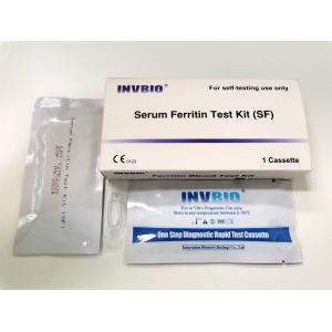 One Step Serum Ferritin Level Test Kit Finger Blood Easy Operate At Home